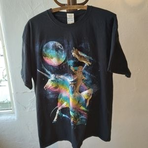 Space Unicorn & Cats T Shirt